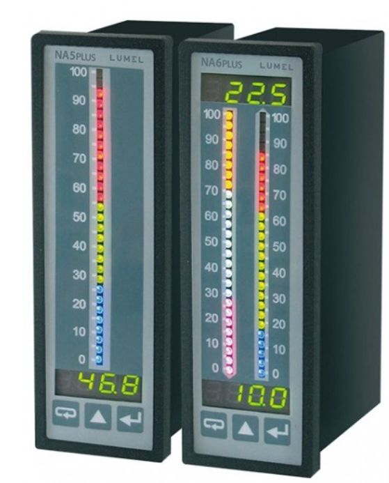 bộ hiển thị nhiệt độ dạng biểu đồ cột lumel