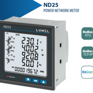đồng hồ đo điện năng tiêu thụ 3 pha của lumel