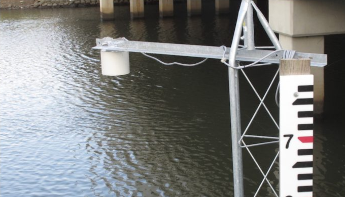giám sát mức nước sông bằng cảm biến siêu âm